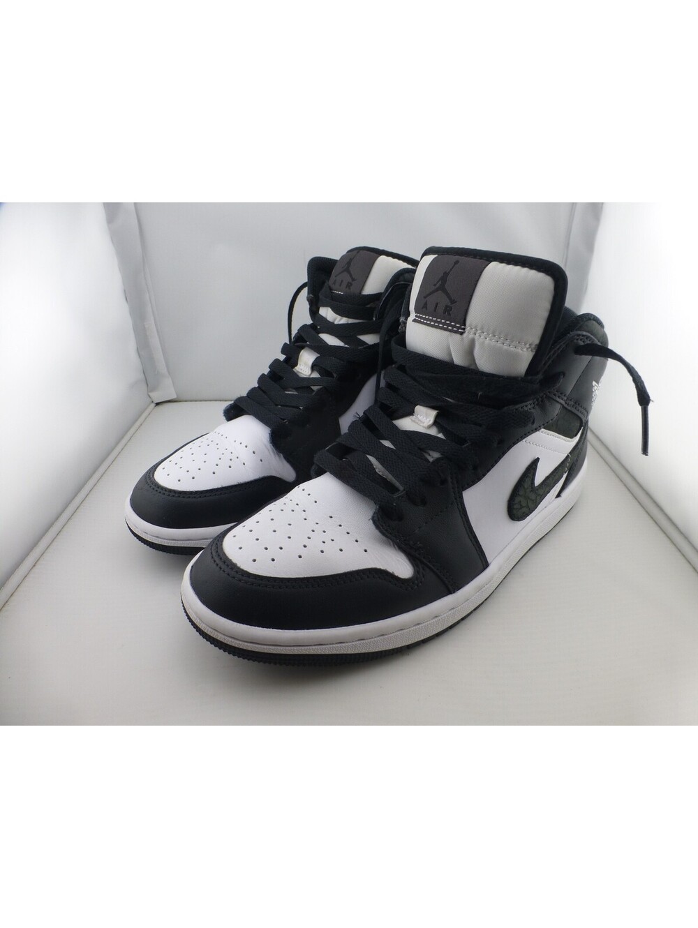 Nike Air Jordan 1 Mid Black White Black Men's Sneakers US 8 FB9911-0 - M14